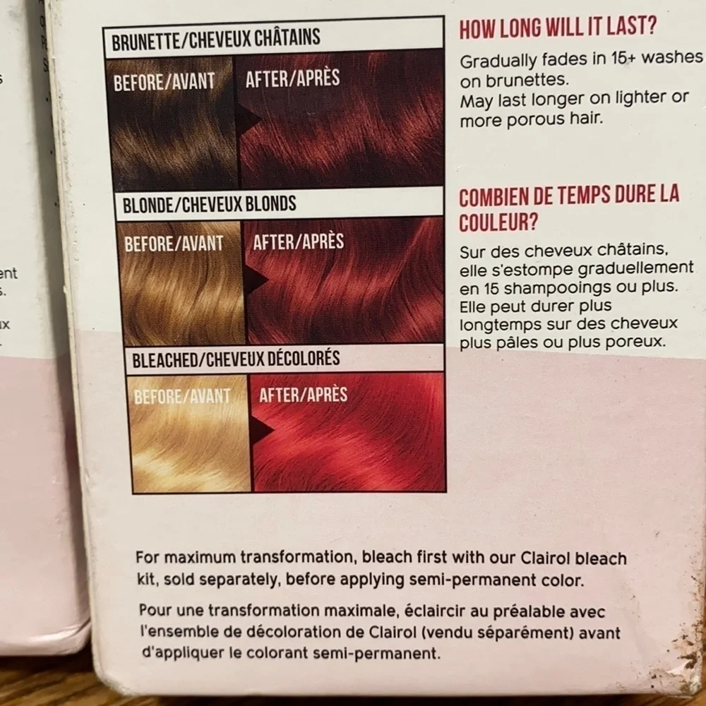 clairol boxes semi